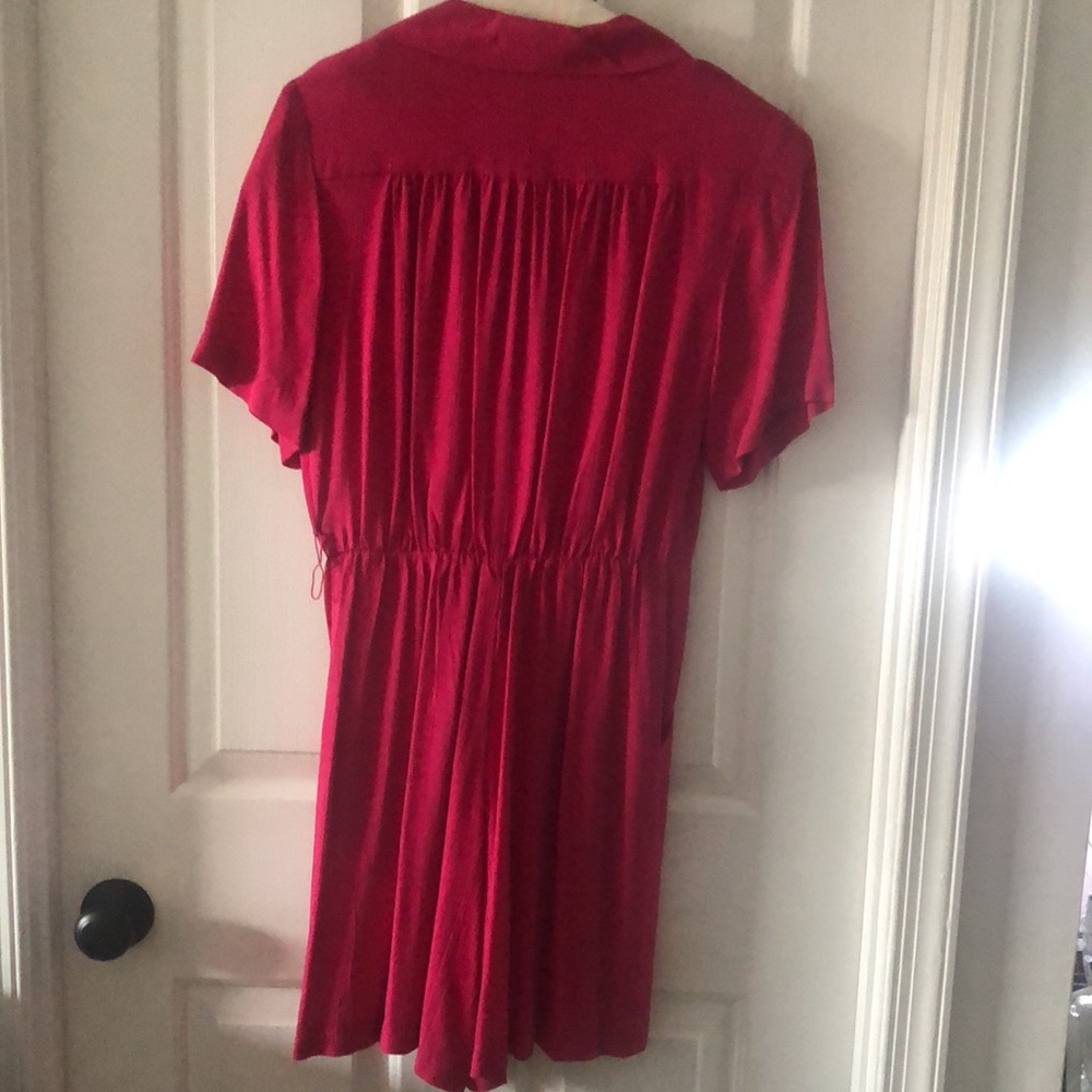 Vintage🥳2xHP🥳Jamie Brooke Fuschia Colored Romper - Picture 8 of 10